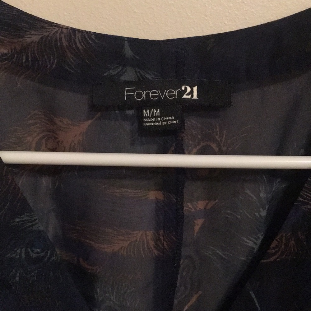 Sheer button down top - Picture 3 of 5